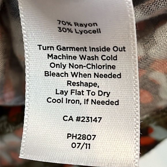 Talbots Long Neck Wrap Top - Picture 5 of 7